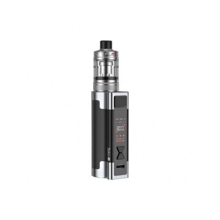 Aspire Zelos 3 80W Mod Kit Pod Mod gümüş siyah renkli ön görünüm