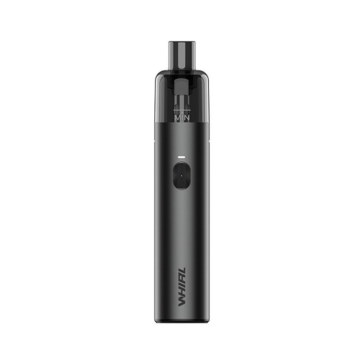 Uwell Whirl S2 Pod Mod Siyah, kompakt ve şık elektronik sigara.