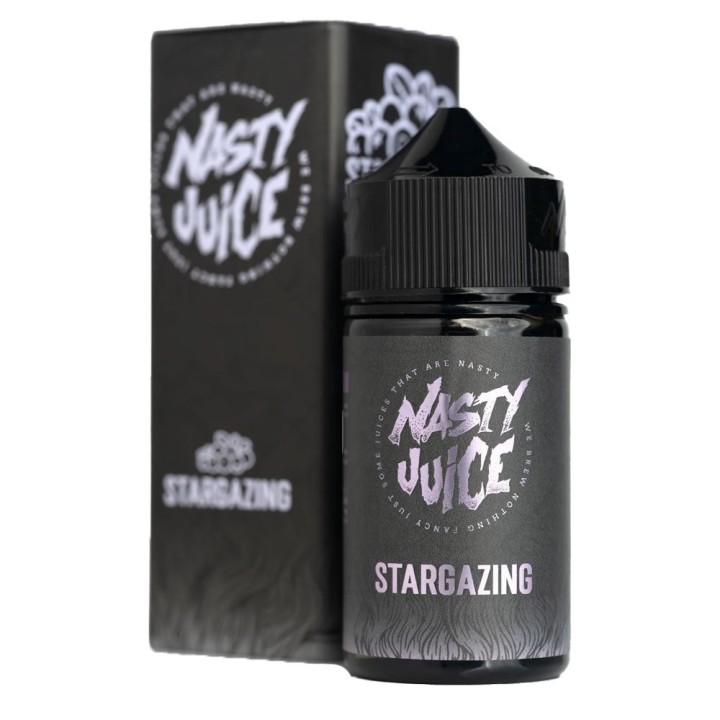 Nasty Juice Stargazing E Likit Şişesi ve Kutusu Siyah Ambalajlı