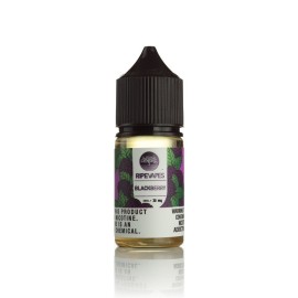 Ripe Vapes Blackberry Salt Likit 30ml, 30mg nikotinli e-likit şişesi.