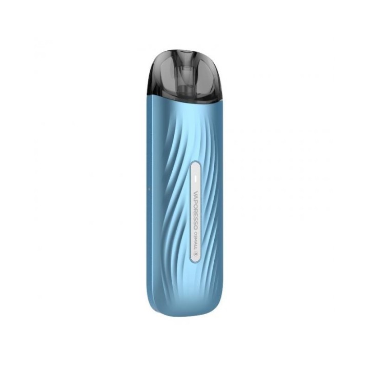 Vaporesso Osmall 2 Pod Mod mavi renkli, dalgalı tasarımlı elektronik sigara.