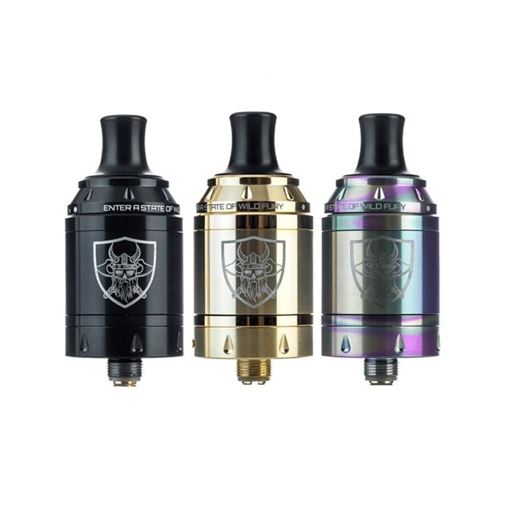 Vandy Vape Berserker Mini MTL RTA Atomizer, Siyah, Altın ve Rainbow renk seçenekleri.