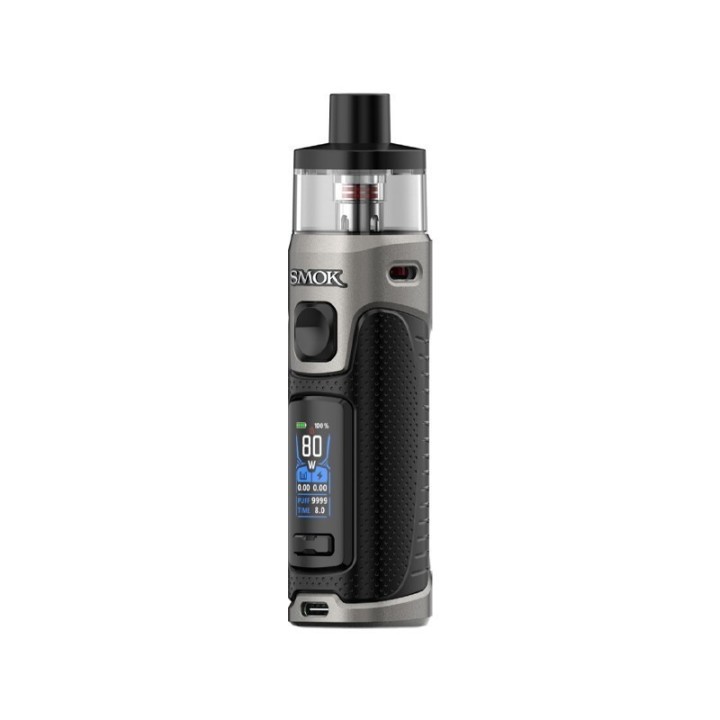 Smok RPM 5 Pro Pod Mod gri/siyah, ayarlanabilir watt ekranlı elektronik sigara