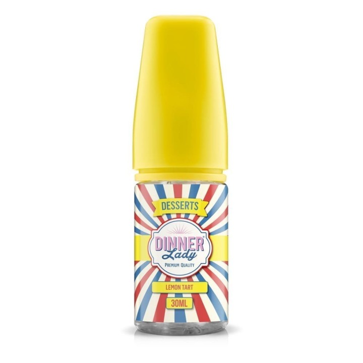 Dinner Lady Lemon Tart Salt Likit 30ml, Sarı Kapaklı Premium Kalite