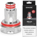 Smok RPM Coil SC 1.0ohm Ni-Cr yedek kartuş metalik gümüş ve kırmızı.