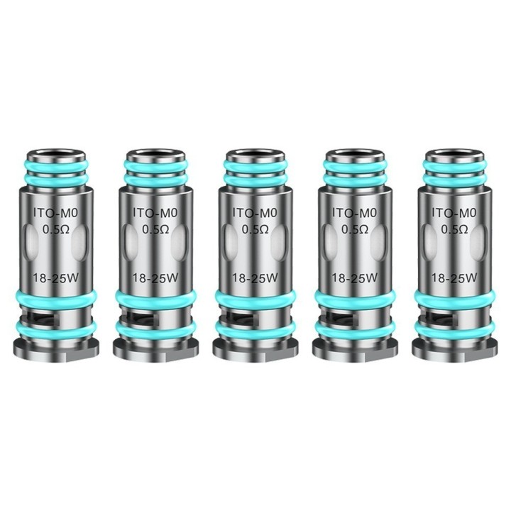 Voopoo ITO-M0 0.5Ω Coil (5'li paket), 18-25W, Mavi Conta
