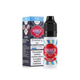 Dinner Lady Strawberry Ice Salt Likit 20mg 10ml e-likit kutu şişe