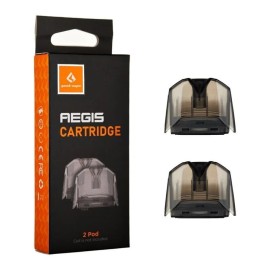 GeekVape Aegis Kartuş 2'li Paket, Koyu Şeffaf Yedek Pod