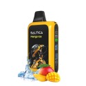 Saltica Cyber 18000 Mango Ice kullan at elektronik sigara sarı gövde.