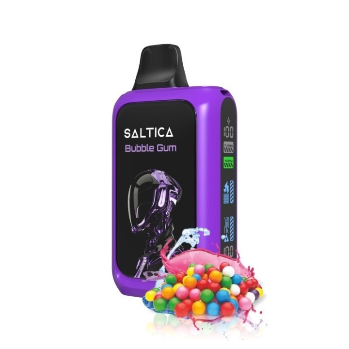 Saltica Cyber 18000 Bubble Gum Kullan At Mor Tek Kullanımlık Elektronik Sigara