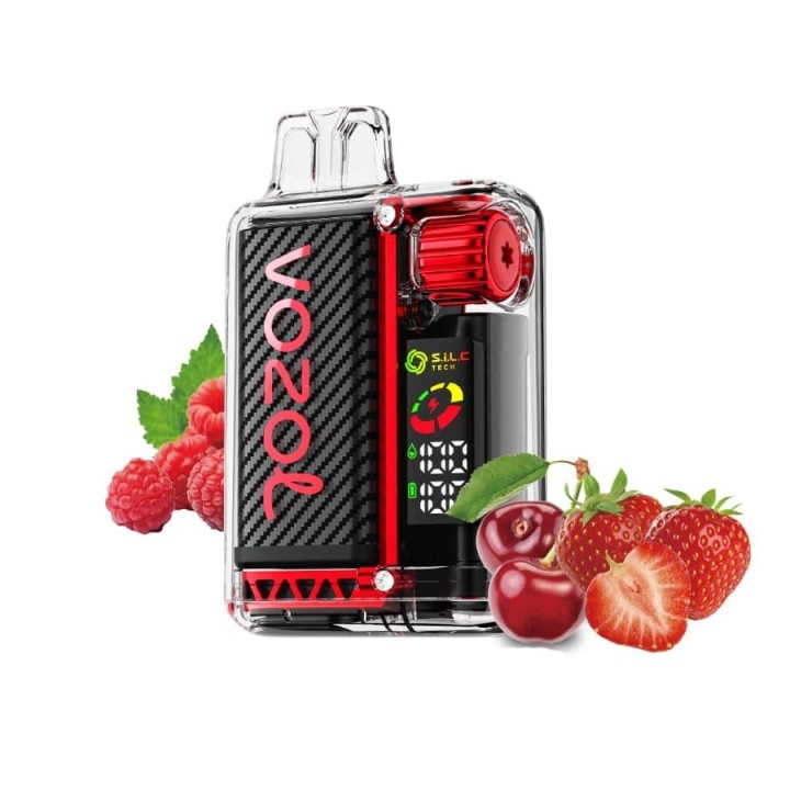 Vozol Vista 20000 Kullan At, Çilek Kiraz Aromalı Tek Kullanımlık Vape