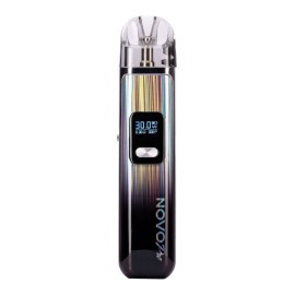 Smok Novo Pro Pod Mod, renkli çizgili, ayarlanabilir watt vape.