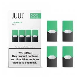 Juul Cucumber 5% Pod Kartuş Paketi 4 Adet Yeşil Siyah