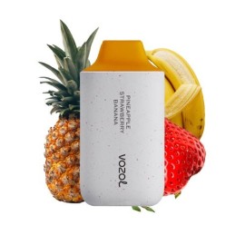 Vozol Star 6000 Kullan At: Ananas Çilek Muz Aromalı Tek Kullanımlık.