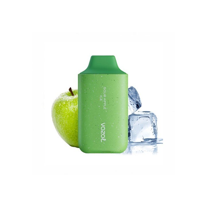 Vozol Star 6000 Ekşi Elma Buzlu Kullan At Tek Kullanımlık Elektronik Sigara