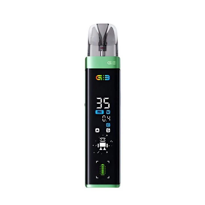 Uwell Caliburn G3 Pro Pod Mod Siyah Yeşil, Ayarlanabilir Watt Ekranlı