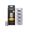 SMOK TA 0.15Ω Dual Coil yedek kartuş 5'li paket, metal.