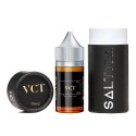 Saltica VCT Salt Likit 35mg, amber rengi, karton kutulu.