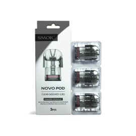 Smok Novo Pod Clear Meshed 0.8ohm Kartuş 3 Adet Paketi