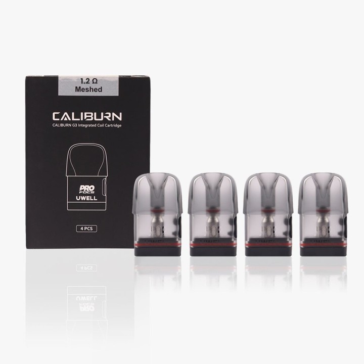 Uwell Caliburn G3 Kartuş 1.2 Ohm Meshed yedek coiller 4'lü paket