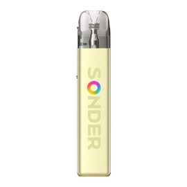 GeekVape Sonder Q2 Pod Mod Sarı, kompakt ve şık pod cihaz.