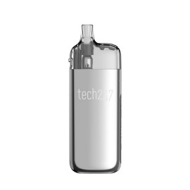 Smok Tech247 Pod Mod Gümüş renk, şık ve kompakt elektronik sigara.