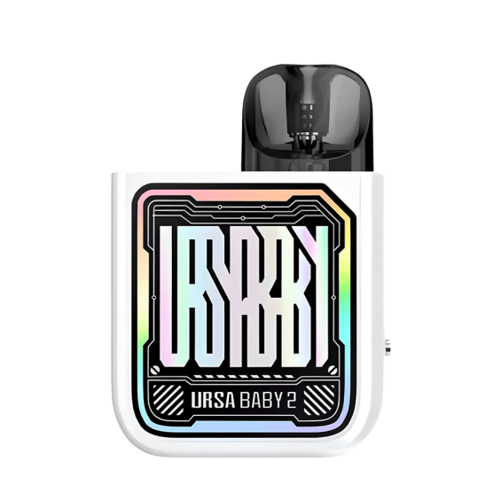 Lost Vape Ursa Baby 2 Pod Mod Beyaz, Holografik Tasarım