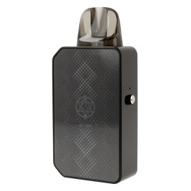 Lost Vape Centaurus E40 Max Pod Mod siyah renkli, desenli gövde ve şeffaf kartuş.