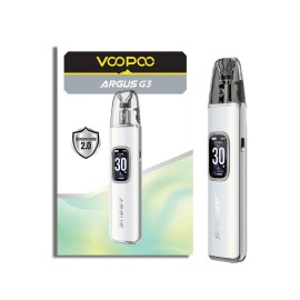 Voopoo Argus G3 Pod Mod Beyaz, Dijital Ekranlı, Kompakt Elektronik Sigara