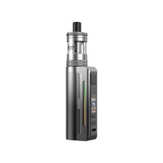 Aspire Zelos X80 Pod Mod Gri, Nautilus GT II Tank ile