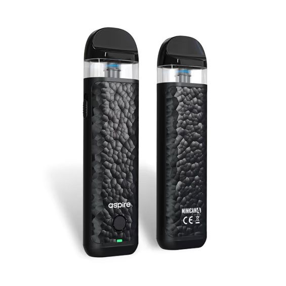 Aspire Minican 4 Pod Mod Siyah, dokulu gövde, kompakt elektronik sigara