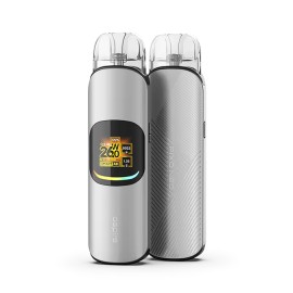 Aspire Pixo Neo Pod Mod gümüş renkli, dijital ekranlı, şık elektronik sigara.