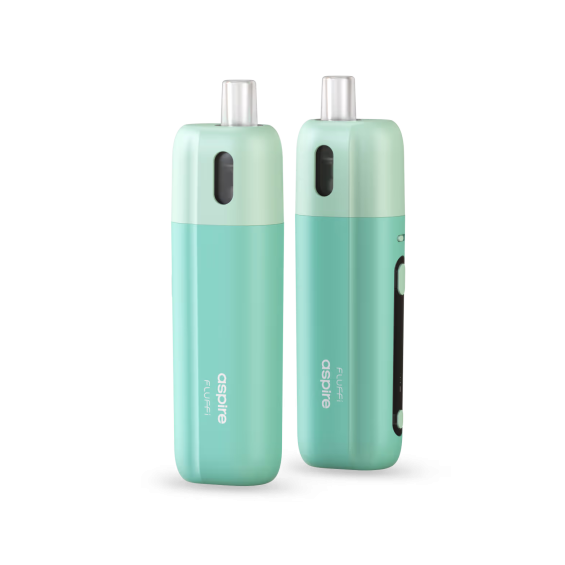 Aspire Fluffi Pod Mod Mint Yeşili, kompakt ve şık tasarım.