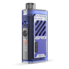 Aspire Cloudflask X Pod Mod Mavi, Şeffaf, Dijital Ekranlı Elektronik Sigara