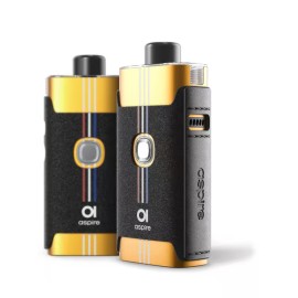 Aspire Cloudflask S Pod Mod Siyah Altın Deri Kaplama Elektronik Sigara