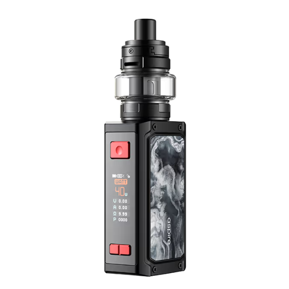 Aspire Rover Plus Pod Mod siyah gri mermer desenli elektronik sigara