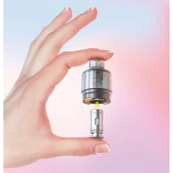 Aspire BP Stik Pod Mod kartuş ve coil değiştirme gösterimi.