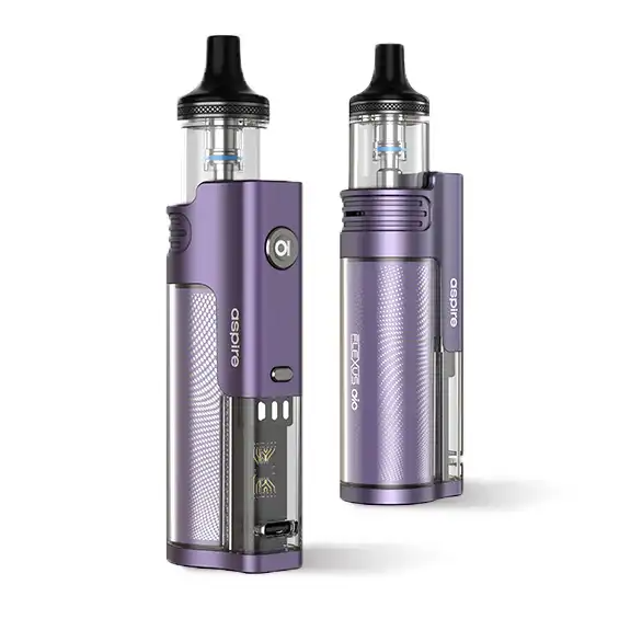 Aspire Flexus AIO Pod Mod mor renkli, kompakt elektronik sigara cihazı.