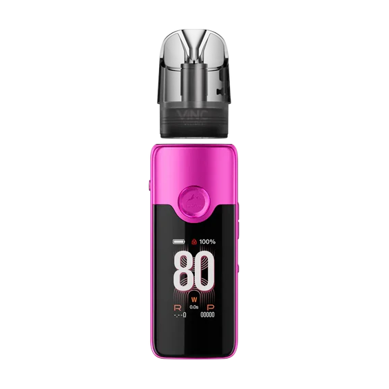 Voopoo Vinci E80 Pod Mod pembe renkli, dijital ekranlı elektronik sigara