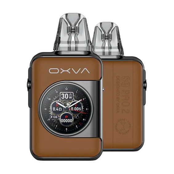 OXVA Xlim SQ Pro 2 Pod Mod Kahverengi, Şık Dijital Ekranlı Elektronik Sigara