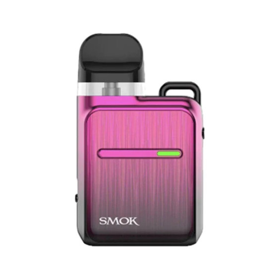 Smok NOVO Master Pod Mod pembe metalik renkli, kompakt elektronik sigara cihazı