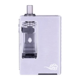 Vaperz Cloud Pixel AIO Boro Pod Mod gümüş renkli, şeffaf tanklı mod