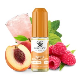 Bar Juice White Peach Razz Salt Likit, 2% Nic Salt, 10ml E-Likit