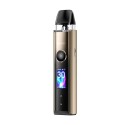 Geek Vape Wenax Q Pro Pod Kit altın renkli, ayarlanabilir watt'lı elektronik sigara.