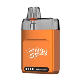 Vaporesso Eco Nano 2 Pod Mod turuncu, kompakt elektronik sigara cihazı.