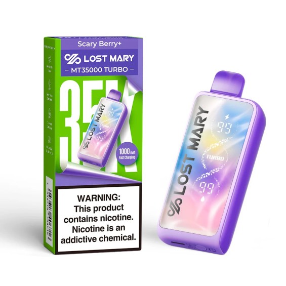 Lost Mary MT35000 Turbo Scary Berry+ kullan at elektronik sigara mor.