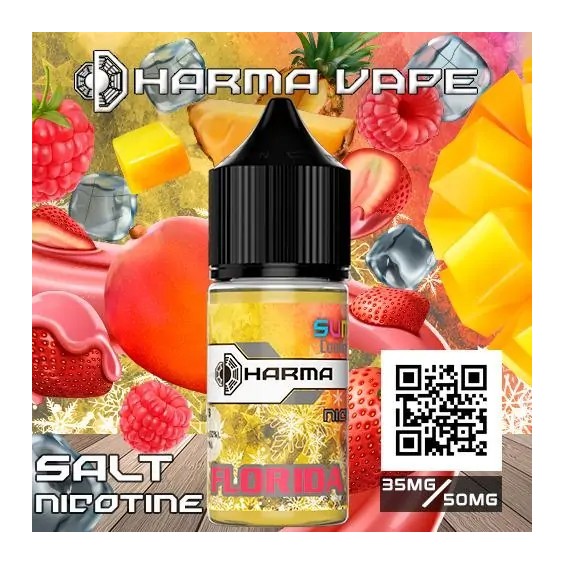 Dharma Florida Salt Likit Mango Çilek Ahududu Aromalı Premium E-Likit