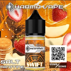 Dharma Swift Salt Likit, Çilek & Bisküvi Aromalı Salt Nikotin E-Likit.