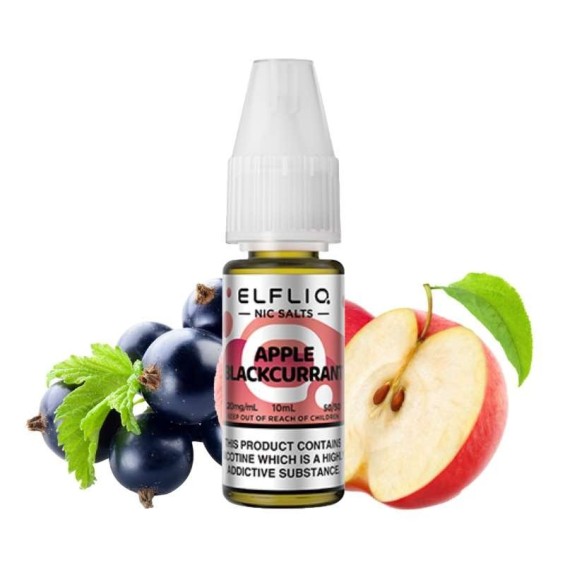 Elfliq Apple Blackcurrant Salt Likit 10ml Nikotinli E-Likit Şişesi