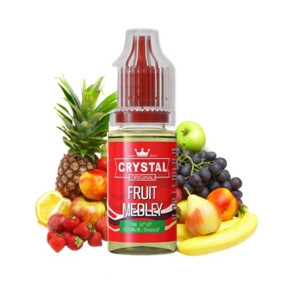 Crystal Salts V2 Fruit Medley salt likit, karışık meyve aromalı.